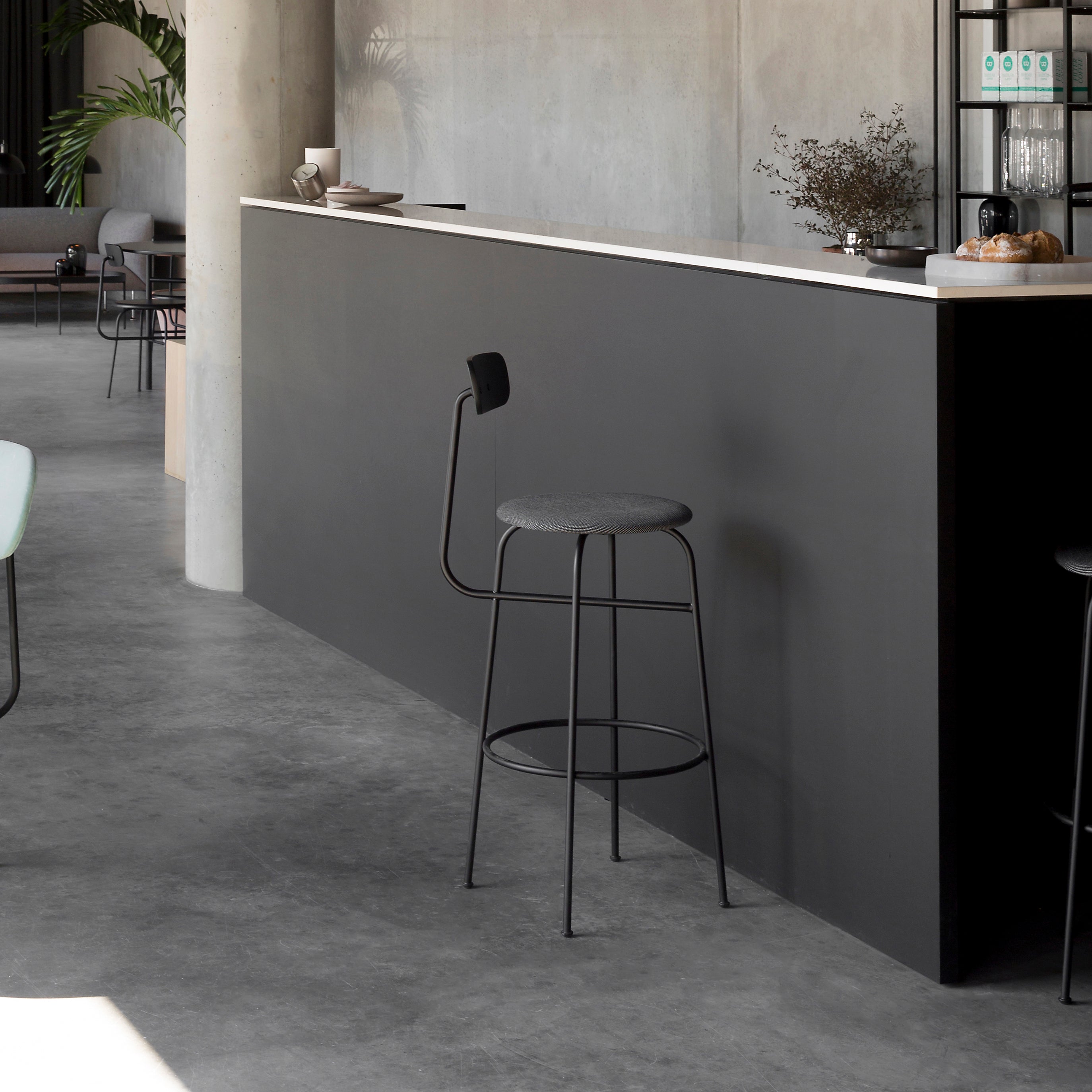 Afteroom Bar + Counter Chair: Seat Upholstered