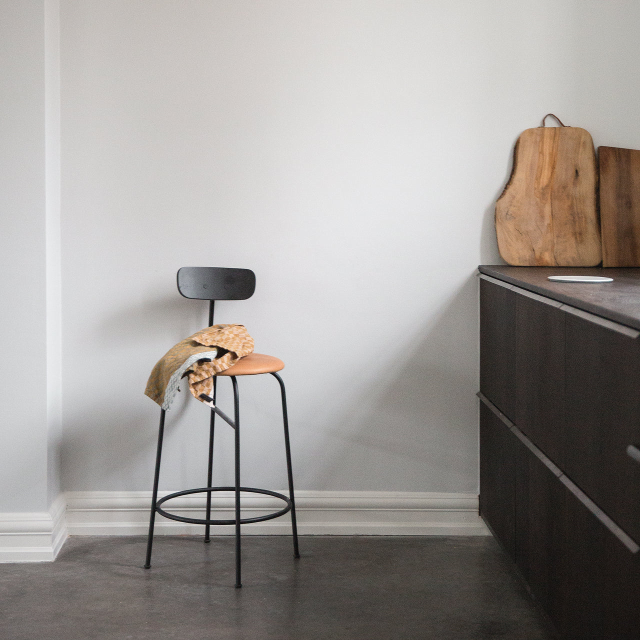 Afteroom Bar + Counter Chair: Seat Upholstered