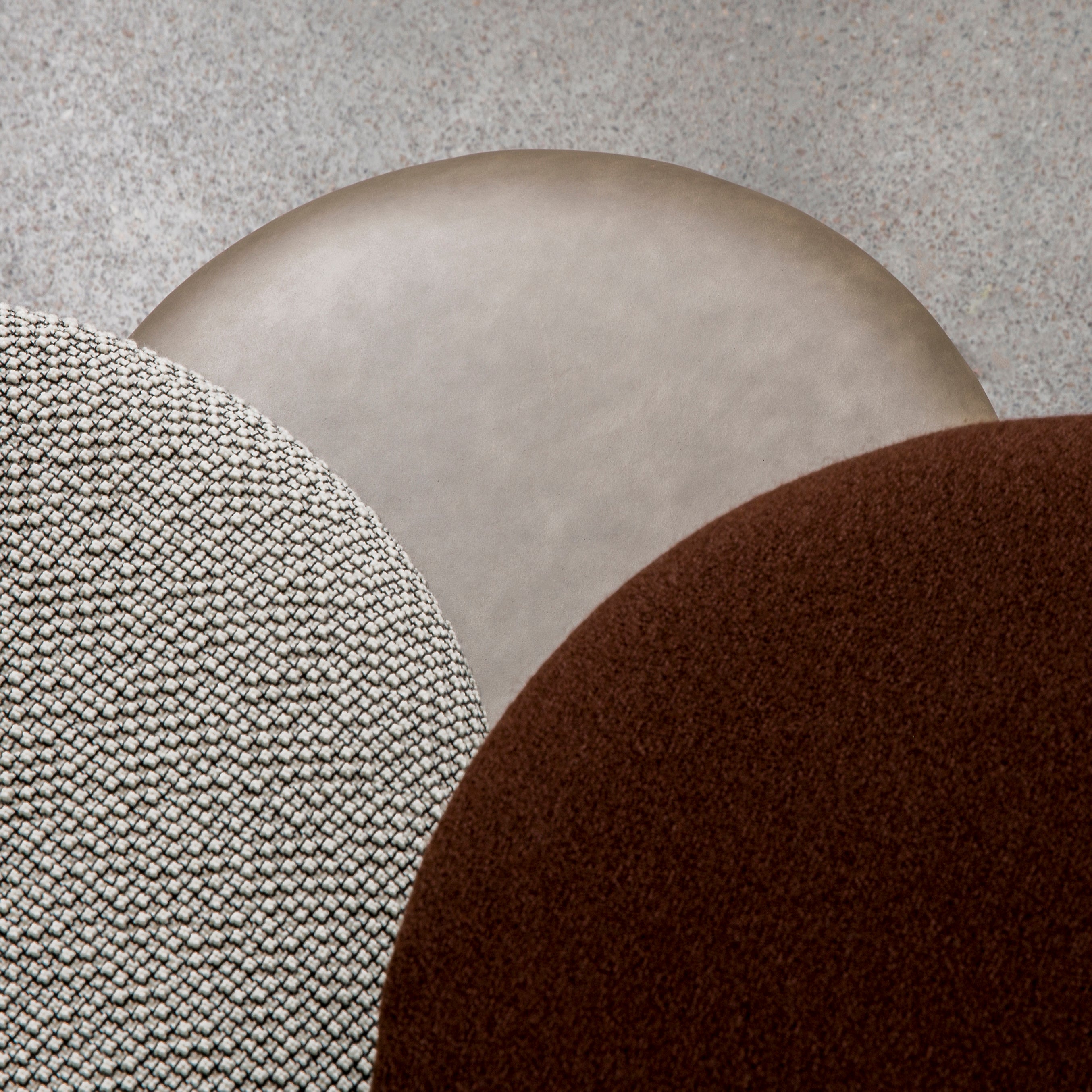 Afteroom Stool: Fully Upholstered