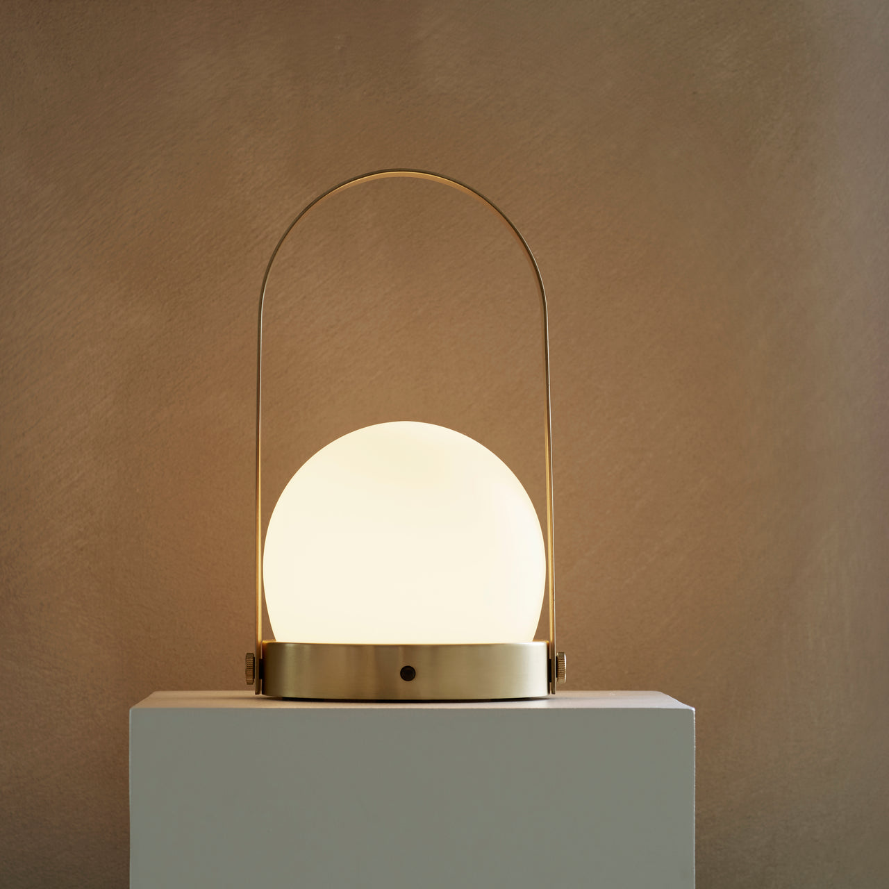 Carrie Portable Table Lamp: Metallic