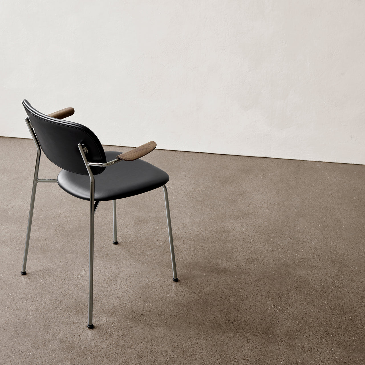 Co Dining Chair with Armrest: Fully Upholstered