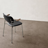 Co Dining Chair with Armrest: Fully Upholstered