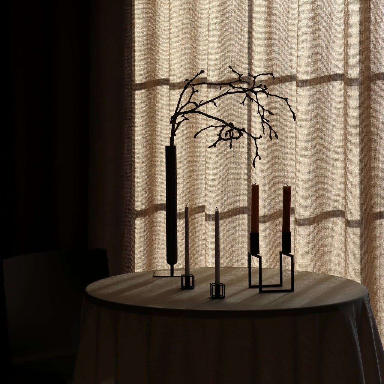 Kubus Line Candleholder