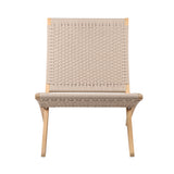 MG501 Outdoor Cuba Chair: Paper Cord + Soaped Oak