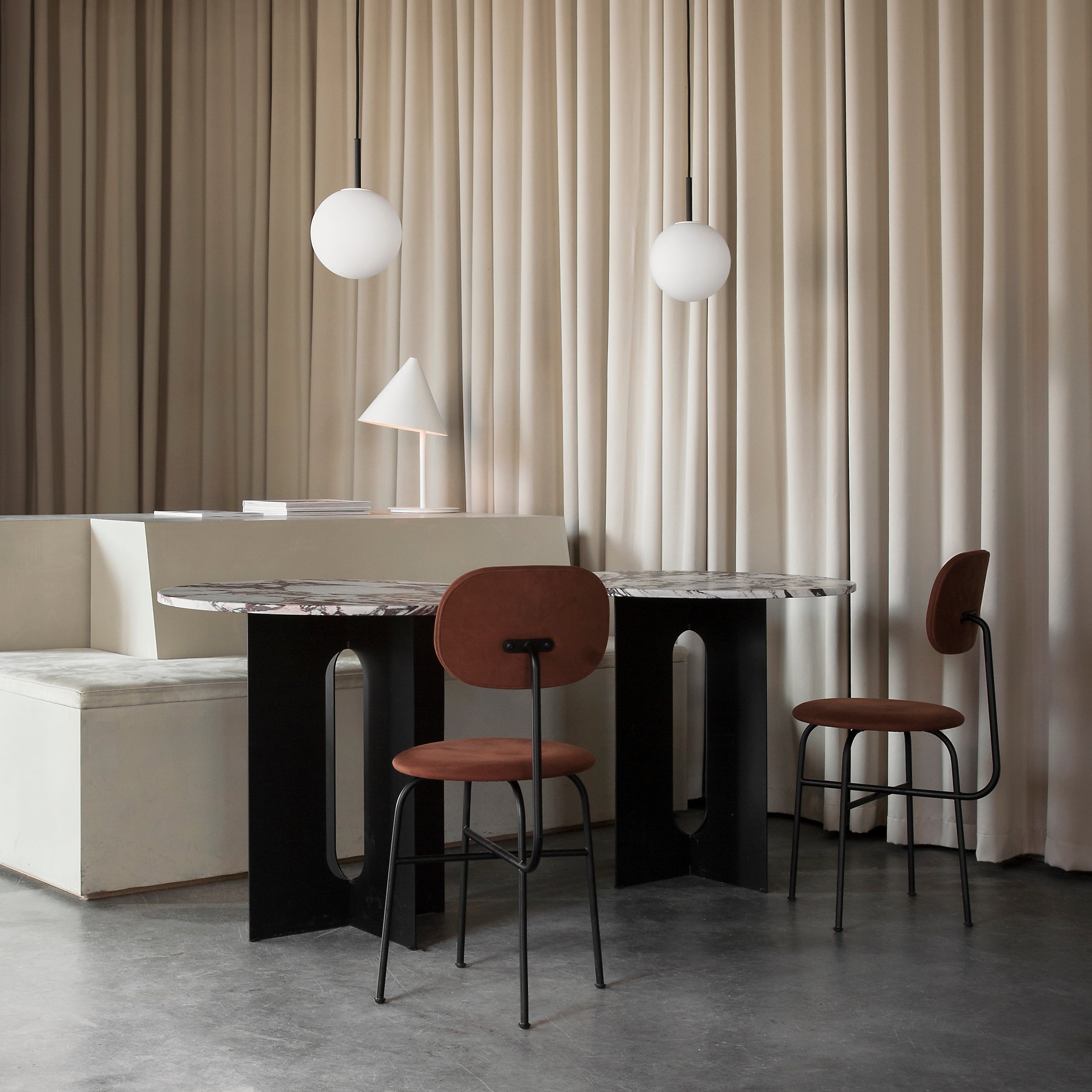 Afteroom Dining Chair Plus: Fully Upholstered