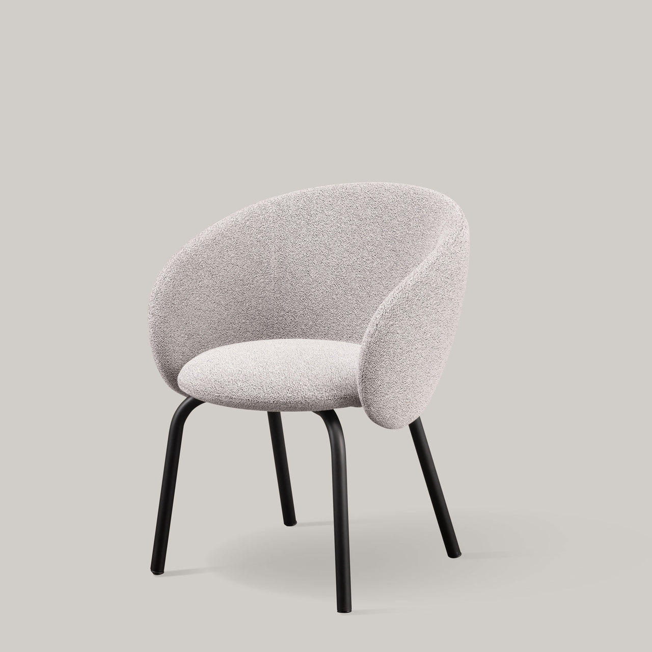 Nebula Tube Chair: Steel Base