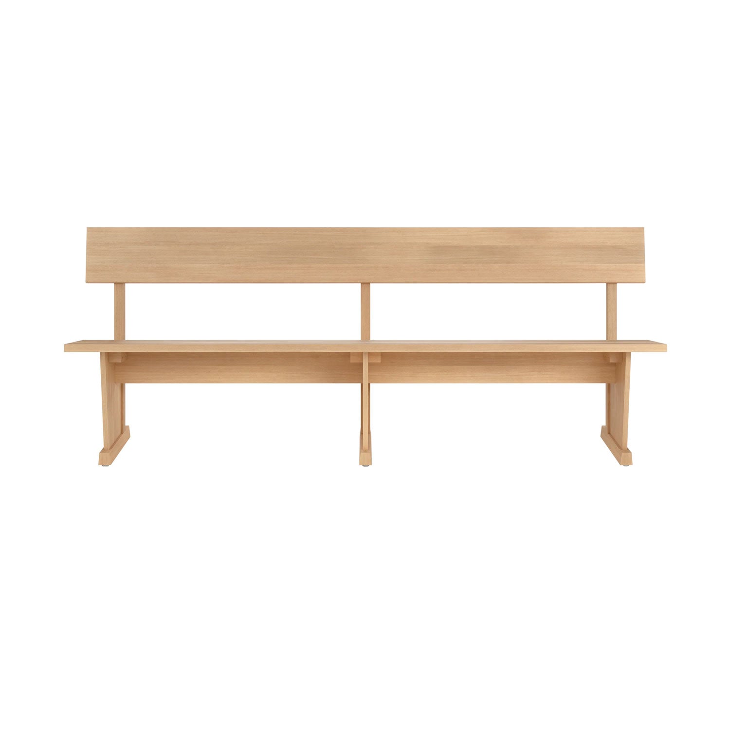 Silent Bench: Long + Oiled Oak
