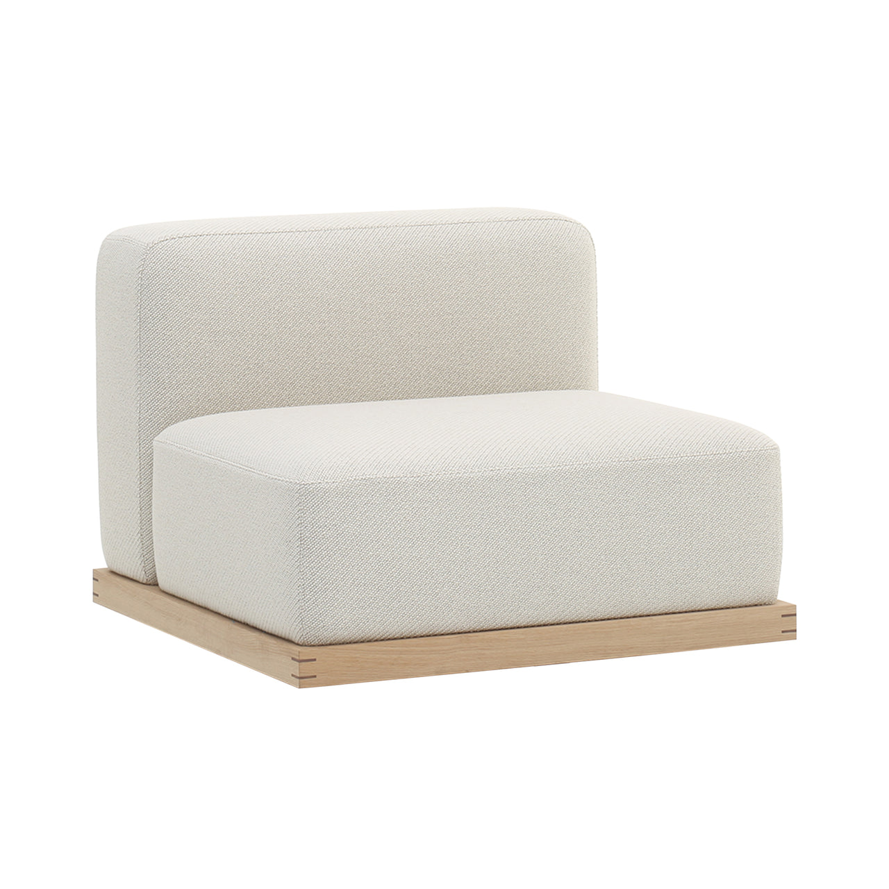 Sofa Modules N-S02: Pure Oak + Armless Sofa