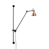Lampe Gras N°214 Wall Lamp: Raw Copper + Round