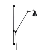 Lampe Gras N°214 Lamp: Black + Round