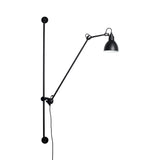 Lampe Gras N°214 Wall Lamp: Black + Round