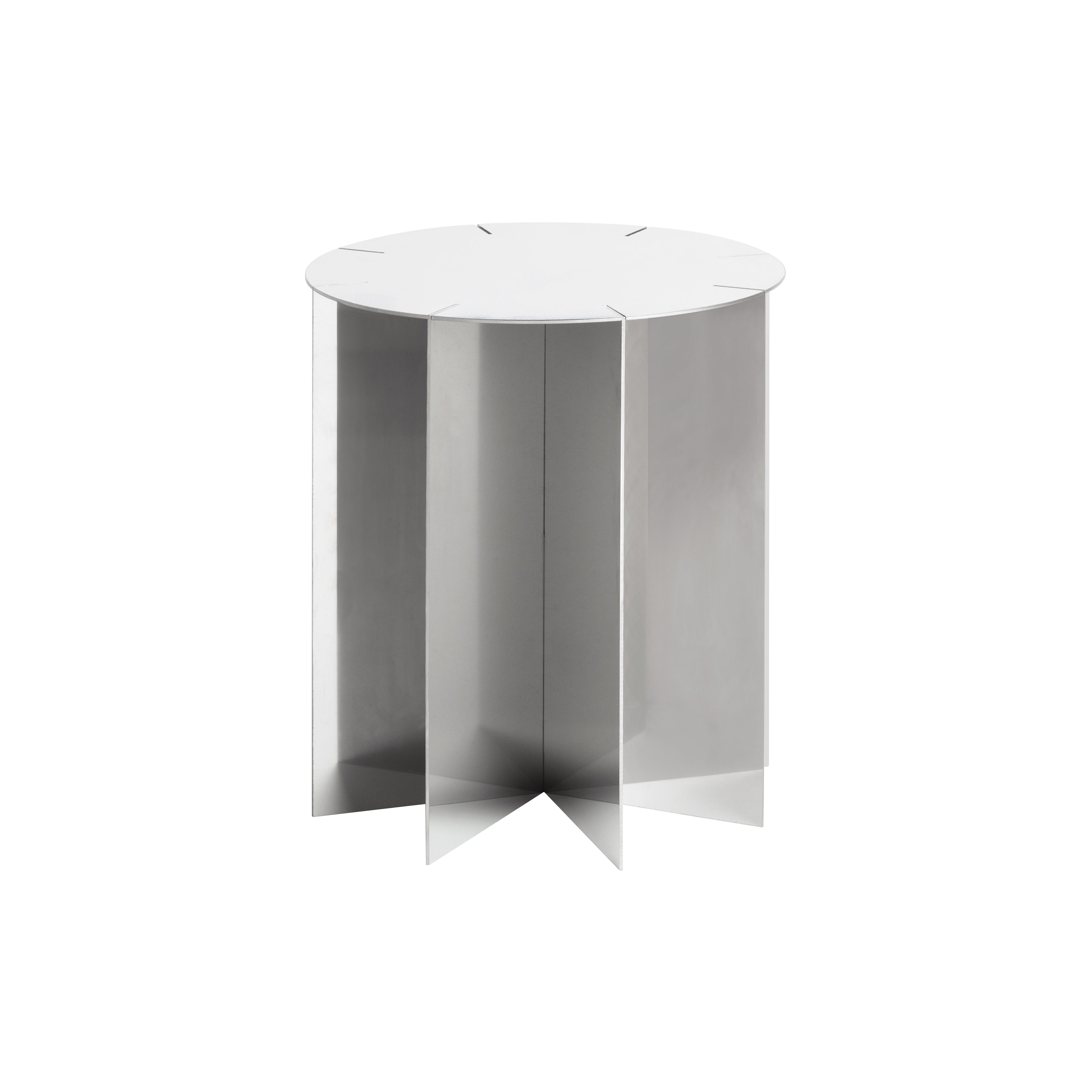 NM04 Side Table: Inox Steel