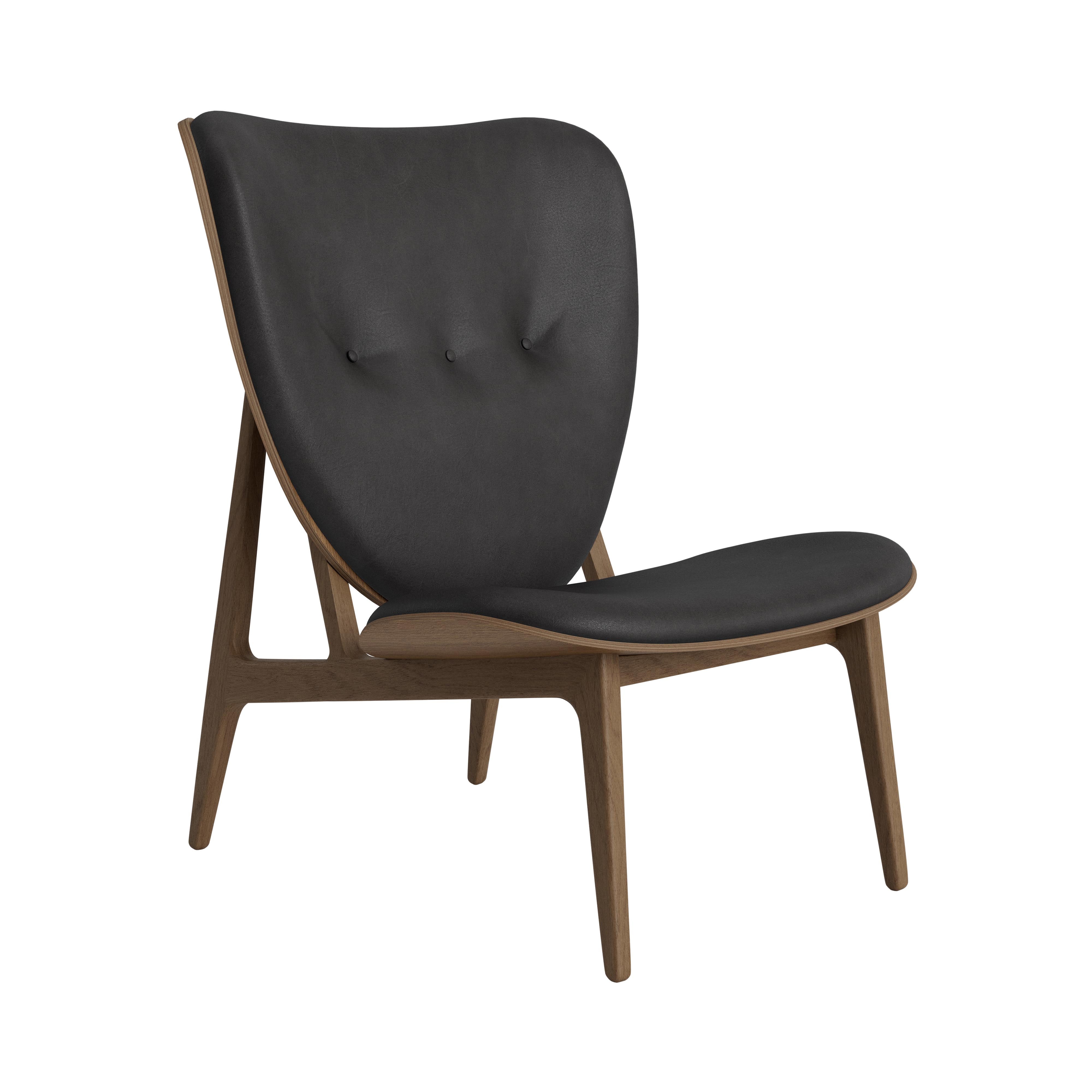 Elephant Lounge Chair: Front Upholstered + Light Smoked Oak