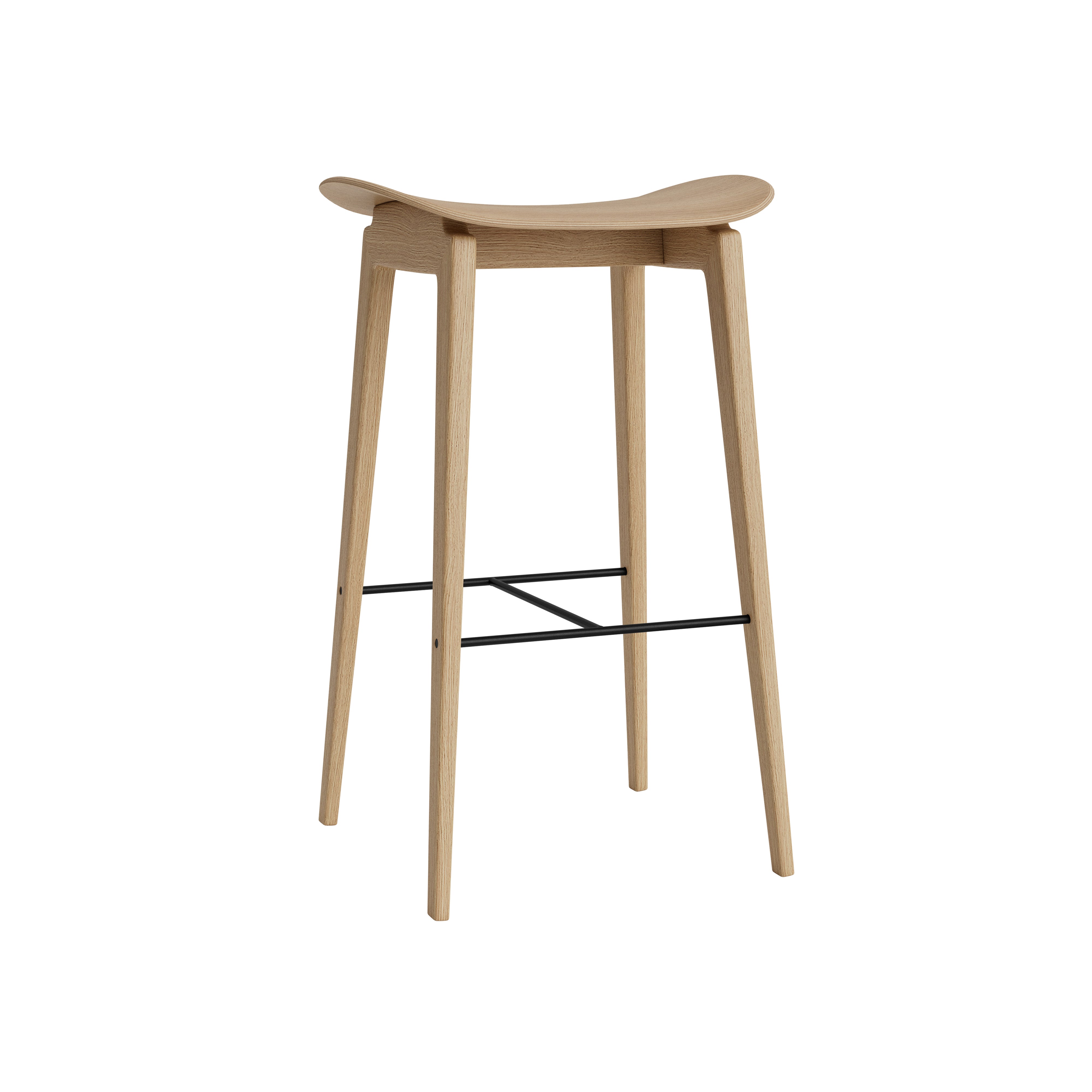 NY11 Bar + Counter Stool: Counter + Natural Oak