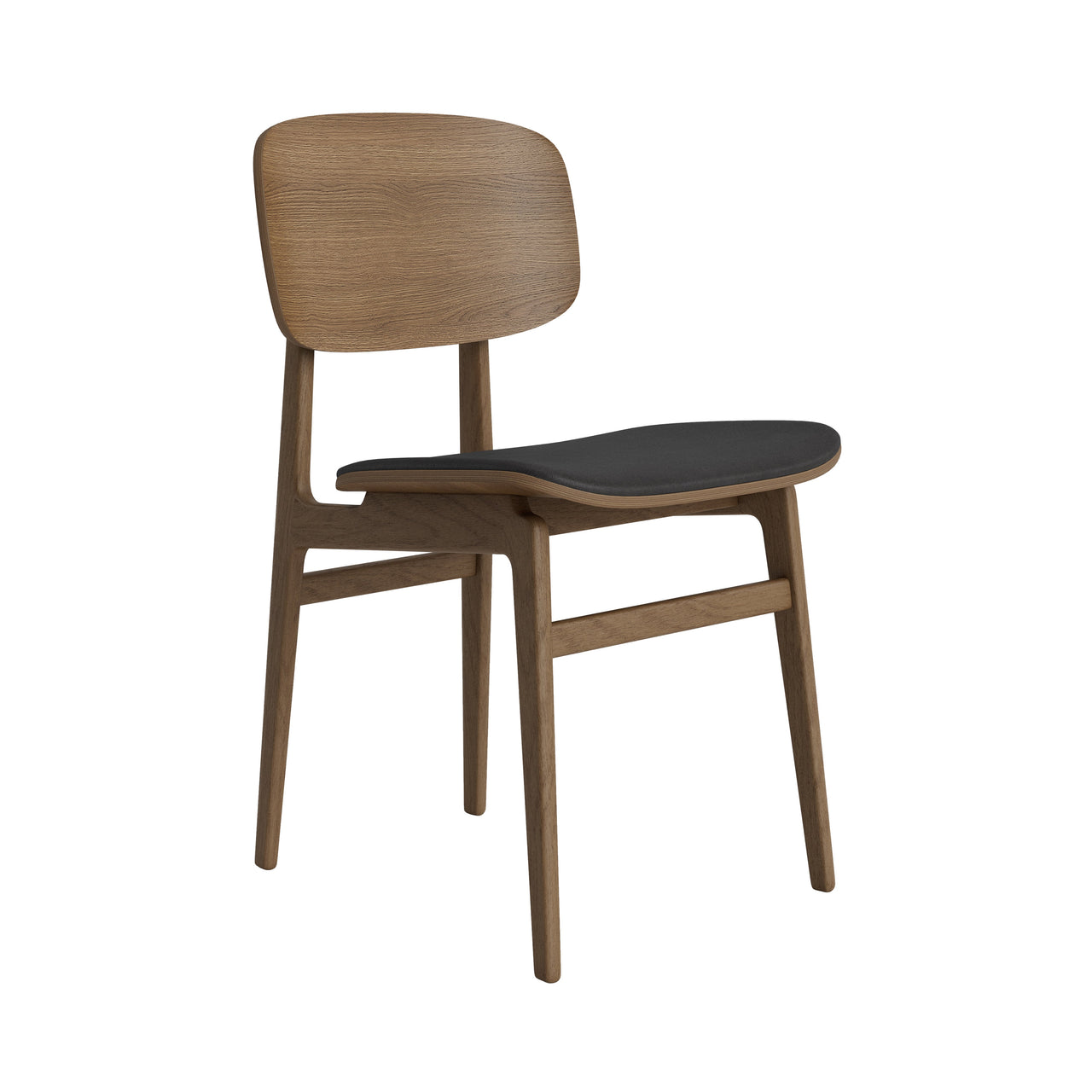 Ny11 Chair: Seat Upholstered + Light Smoked Oak