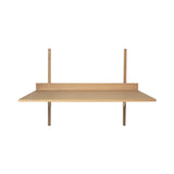 Sector Desk: Oak + Brass