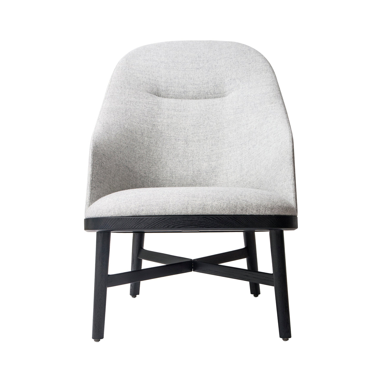 Bund Lounge Chair: Black Oak