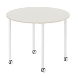 Base Table with Castors: Round + Large - 50.4
