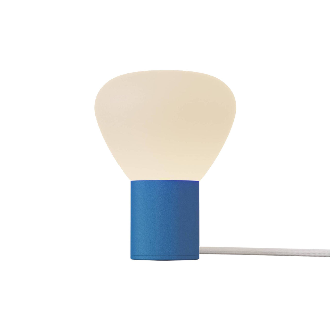 Parc 01 Table Lamp: Handswitch +  Blue + White