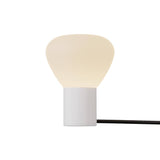 Parc 01 Table Lamp: Handswitch +  White + Black