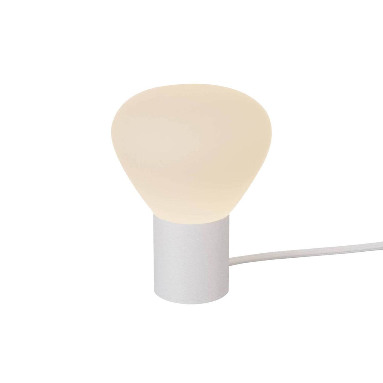 Parc 01 Table Lamp: Handswitch + White + White