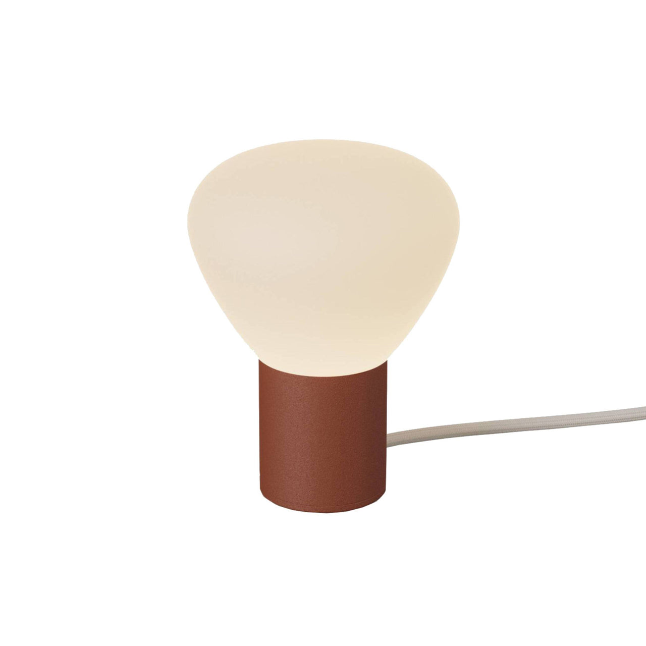 Parc 01 Table Lamp: Handswitch +  Terracotta + Beige