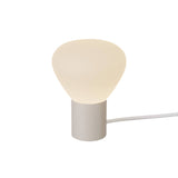 Parc 01 Table Lamp: Handswitch +  Beige + White
