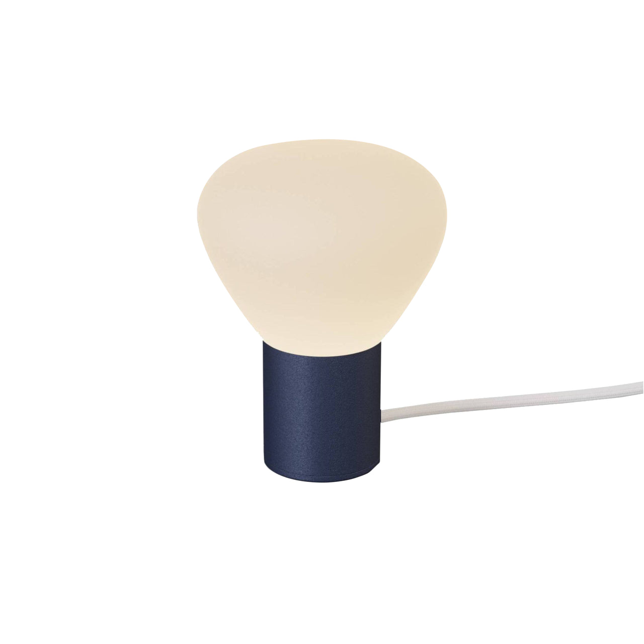 Parc 01 Table Lamp: Footswitch + Midnight Blue + White