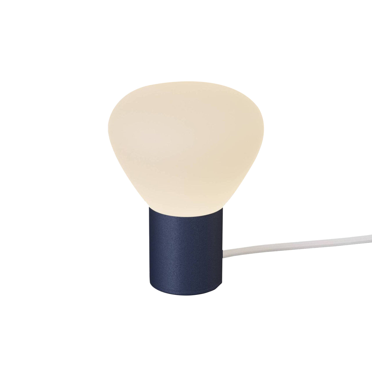 Parc 01 Table Lamp: Handswitch + Midnight Blue + White