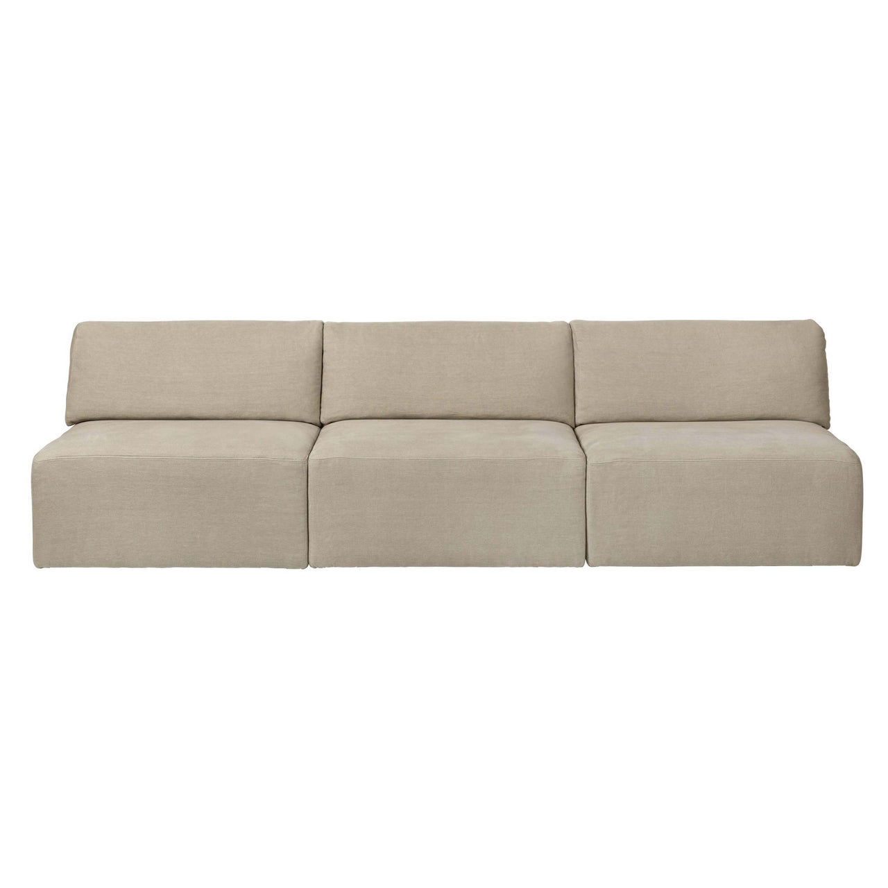 Wonder Sofa: 3 Seater without Armrest