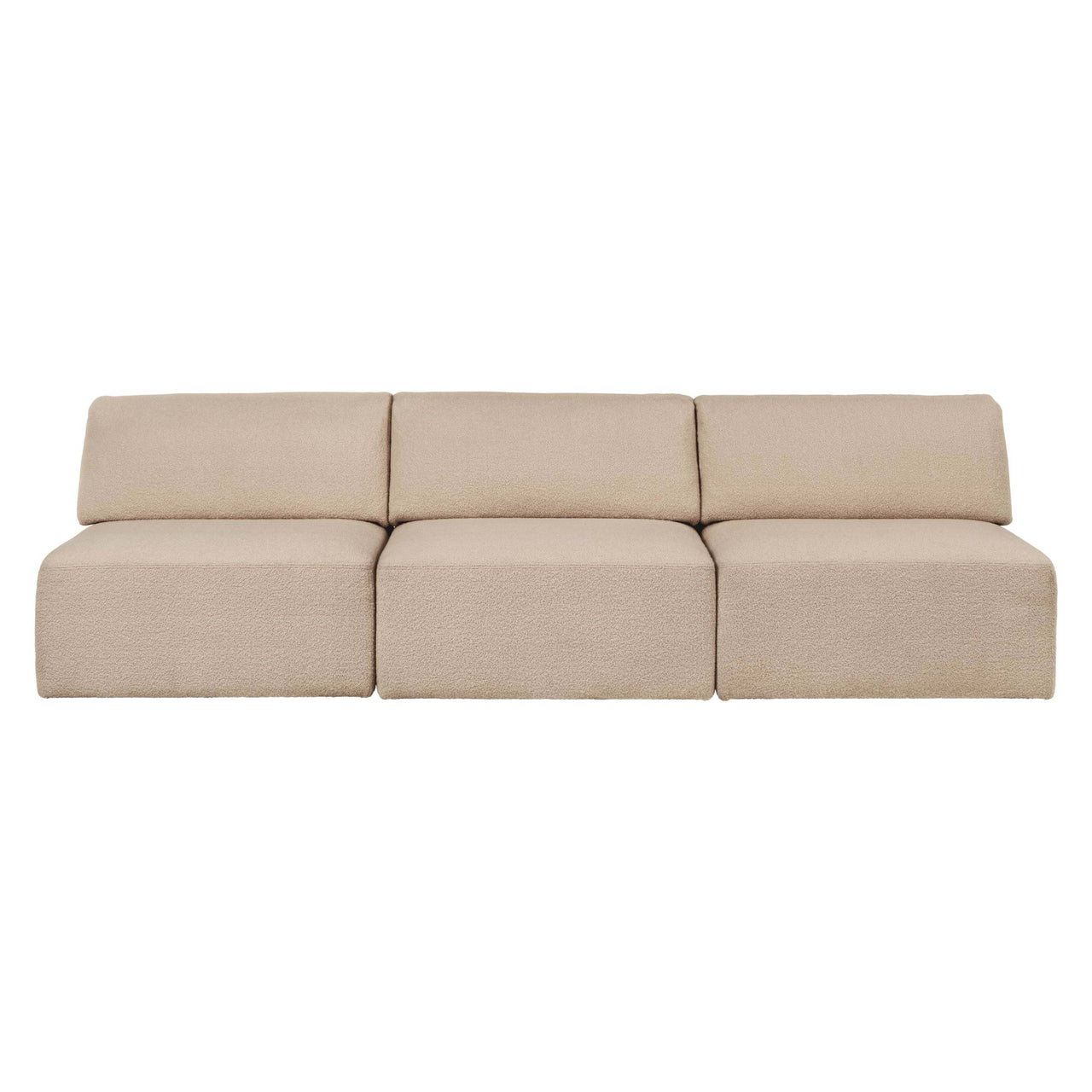 Wonder Sofa: 3 Seater without Armrest