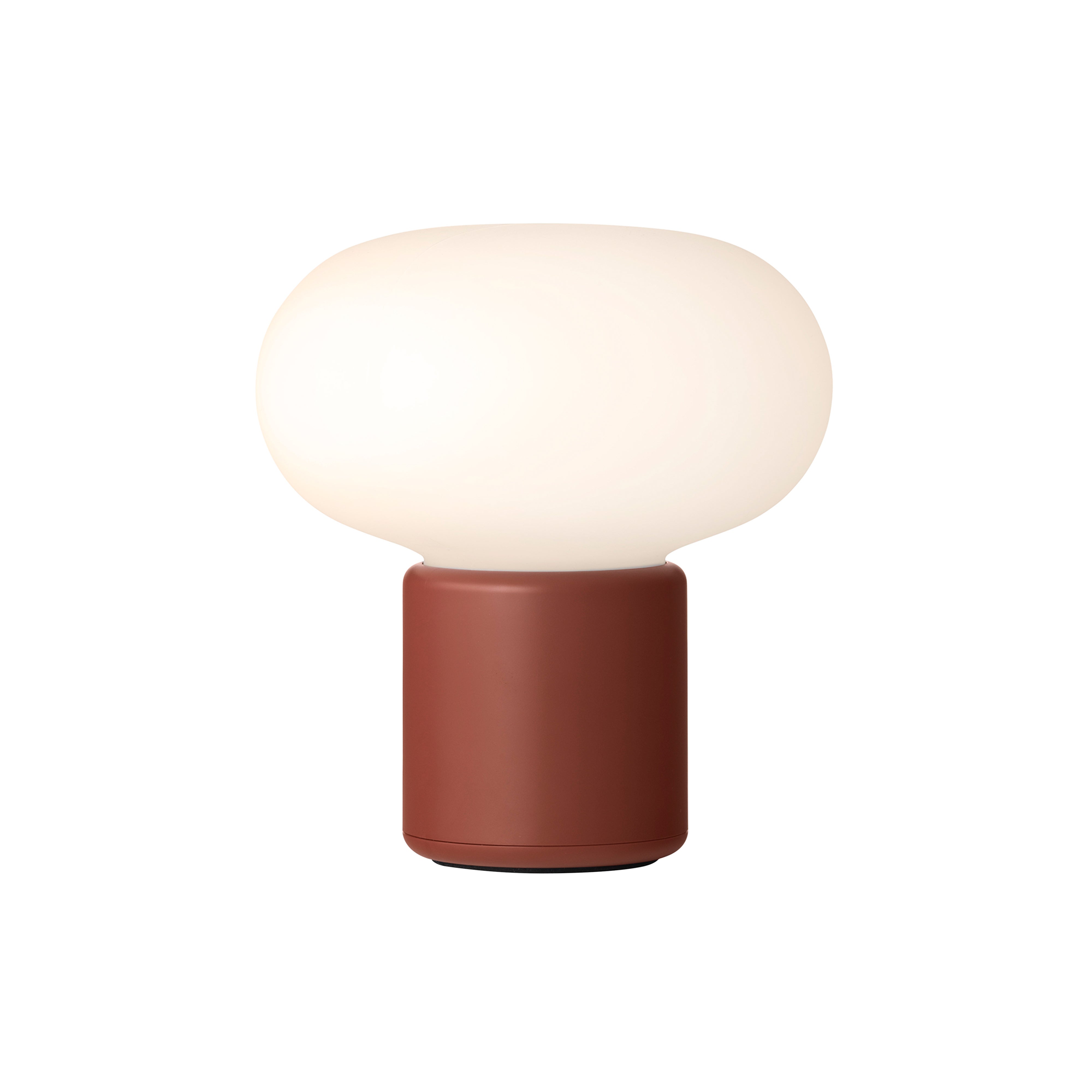 Karl-Johan Portable Table Lamp: Earth Red