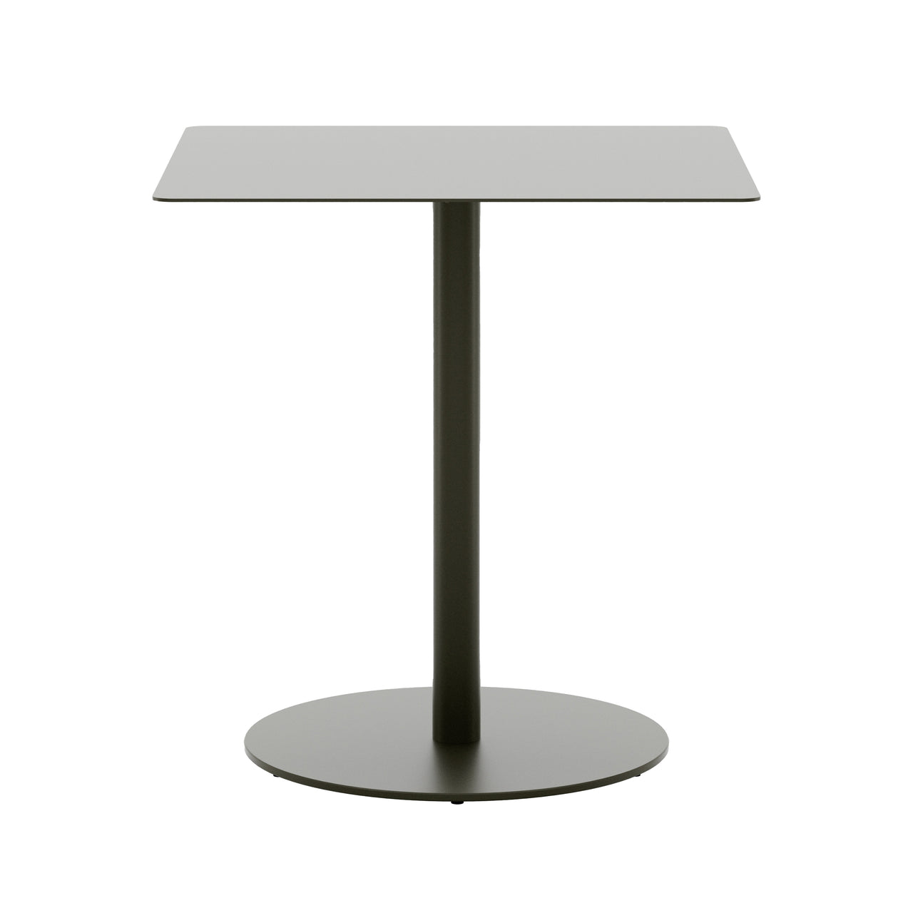 May Bistro Table: Square + Dark Green
