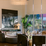 Atollo Table Lamp: Glass