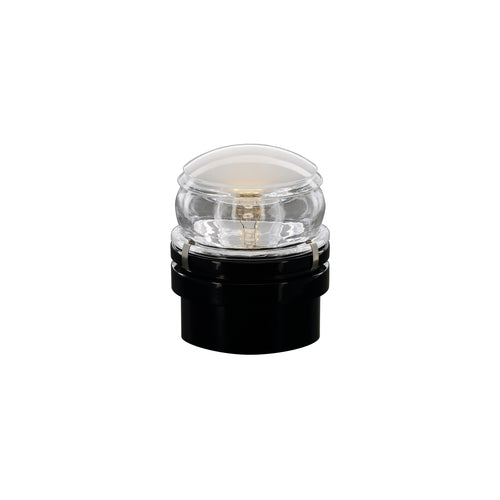 Fresnel Wall Lamp: Outdoor + Black