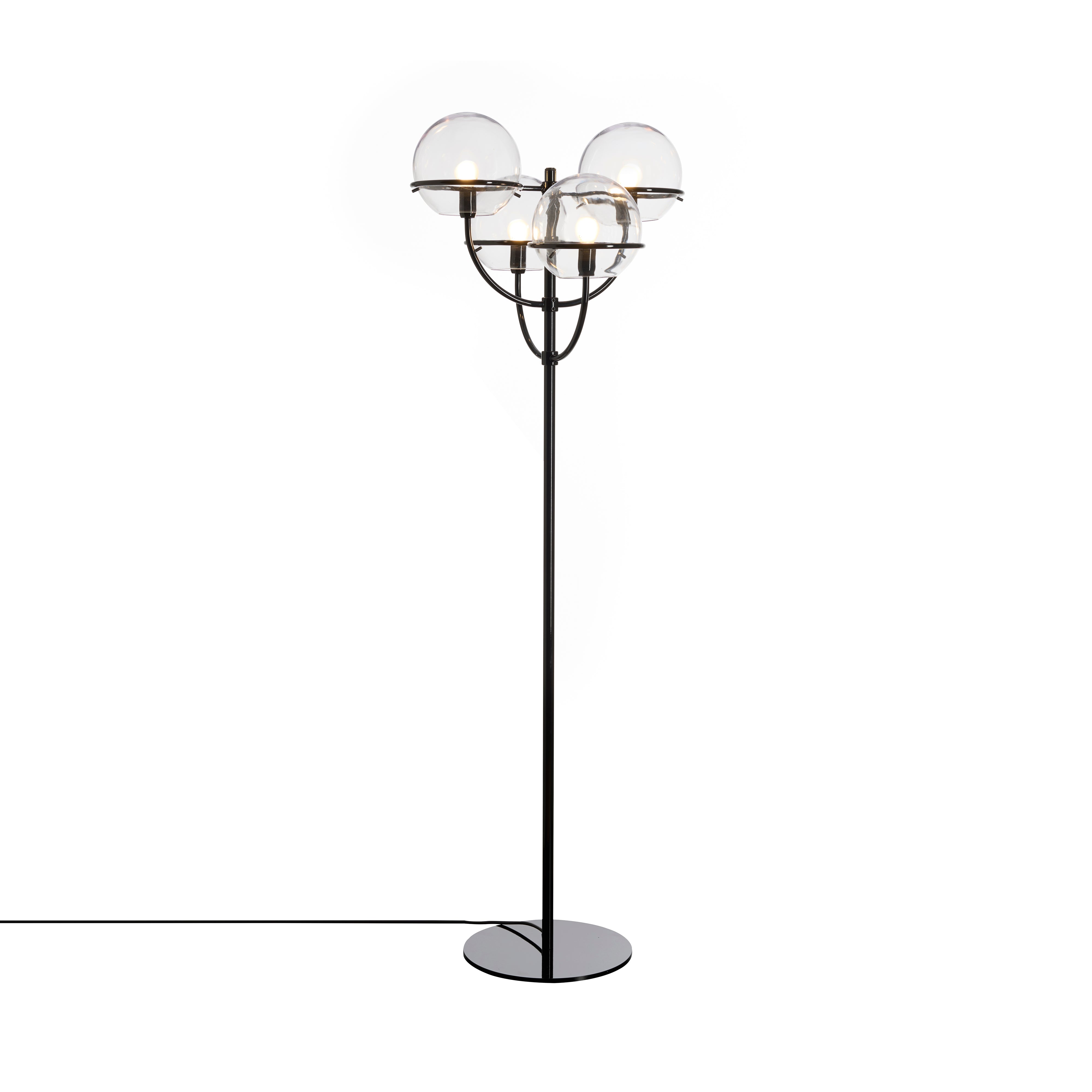 Lyndon Small Floor Lamp: Outdoor + Black