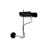 Colombo Wall Lamp: Black + Chromium Plated