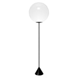 Globe Cone Floor Lamp: Opal