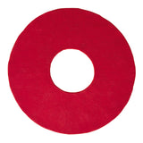 O Hand Tufted Rug: Large + Red
