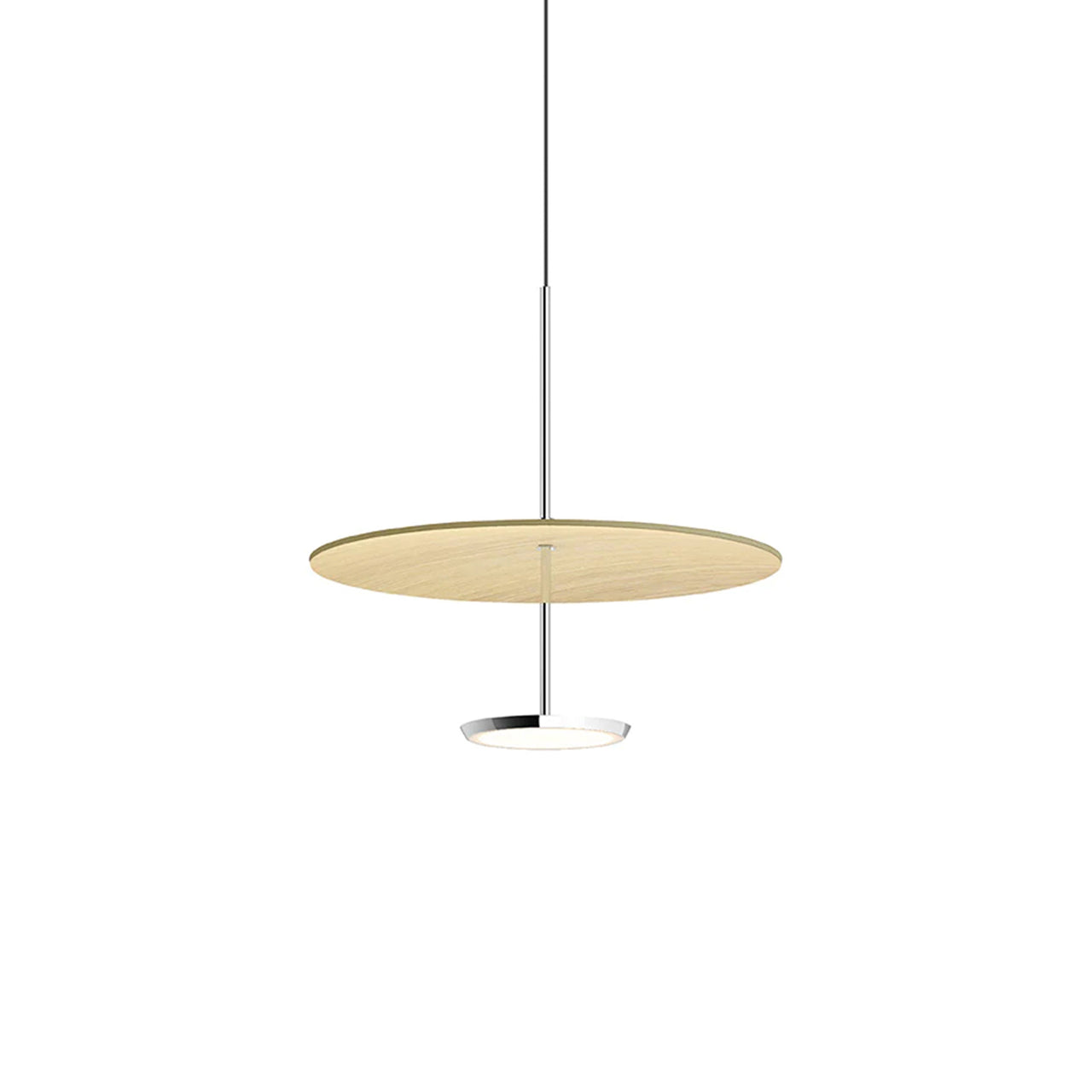 Sky Dome Pendant Light: Wood + Small - 18.1