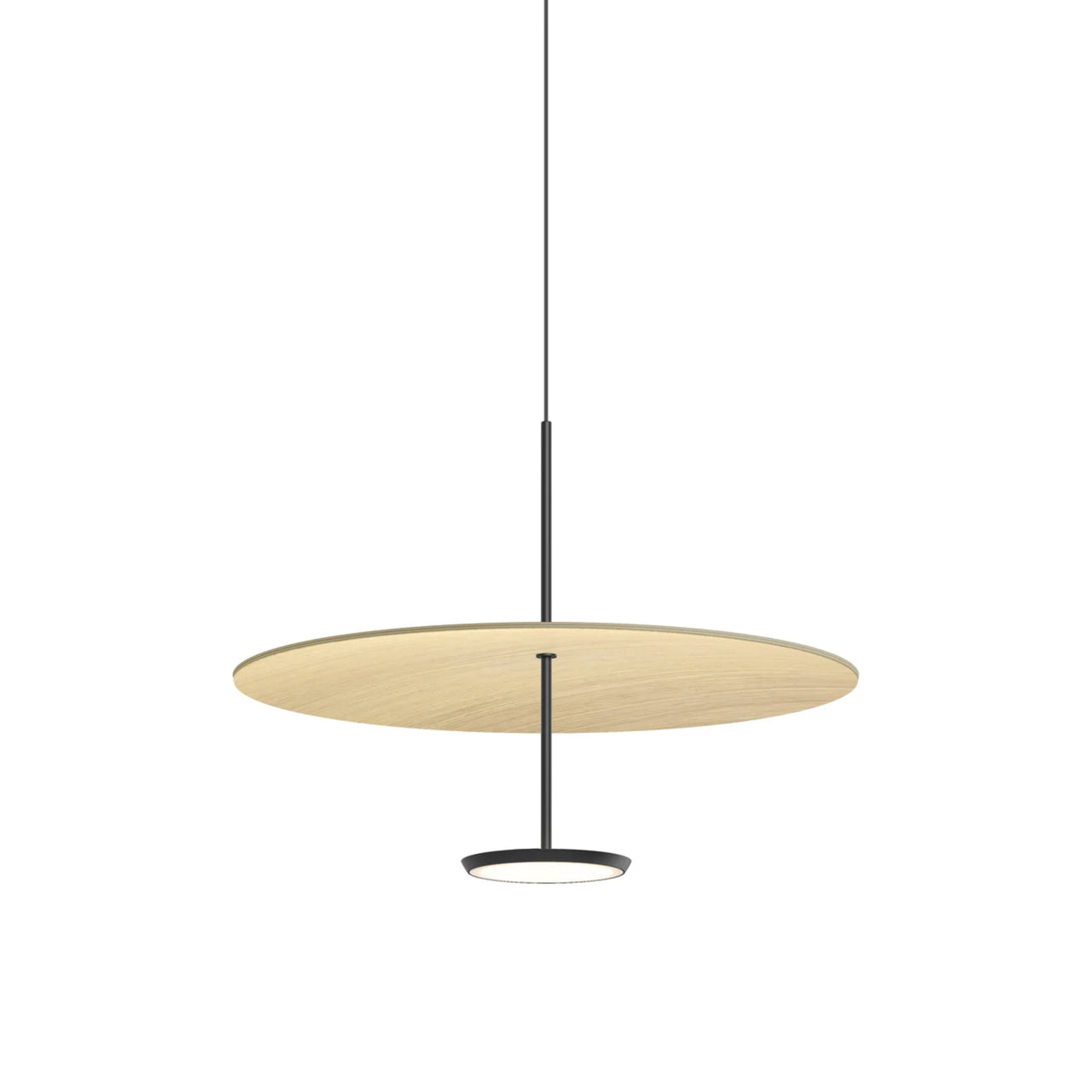 Sky Dome Pendant Light: Wood + Medium - 24