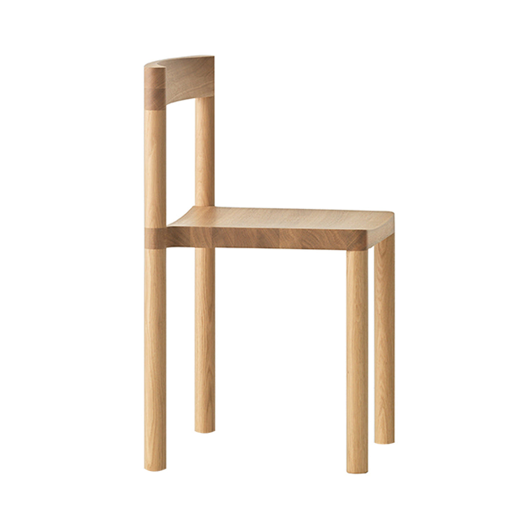 Pier Chair: Stacking + Natural Oak