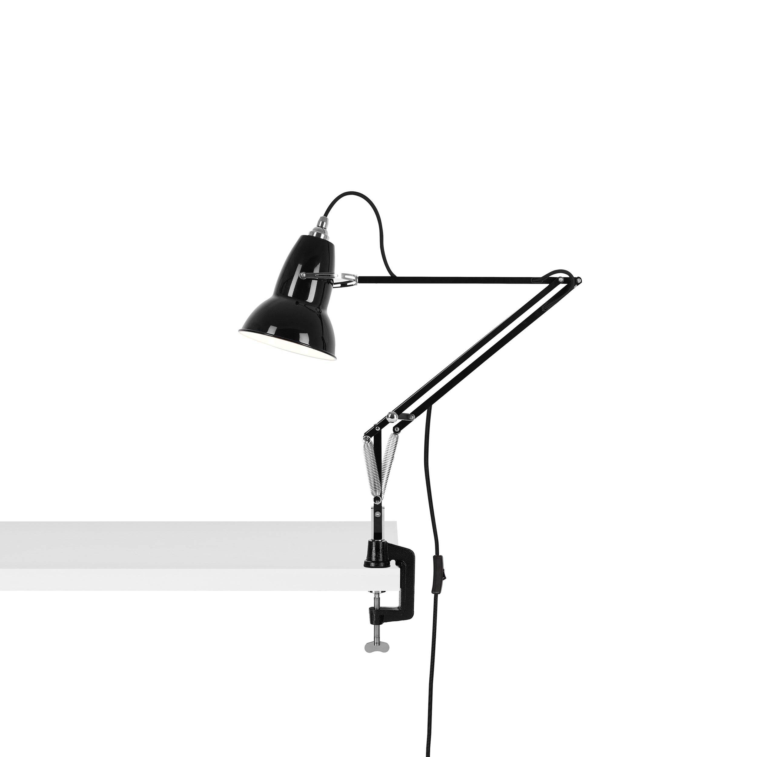 Original 1227 Desk Lamp with Clamp: Jet Black