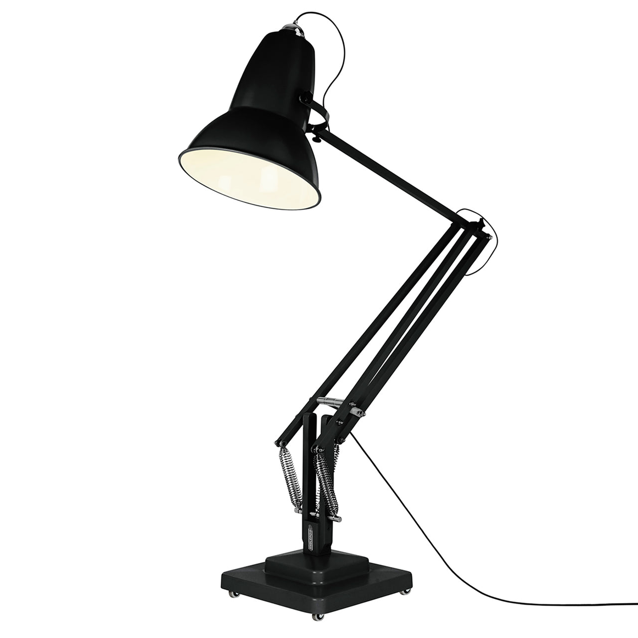 Original 1227 Giant Floor Lamp: Jet Black + Satin