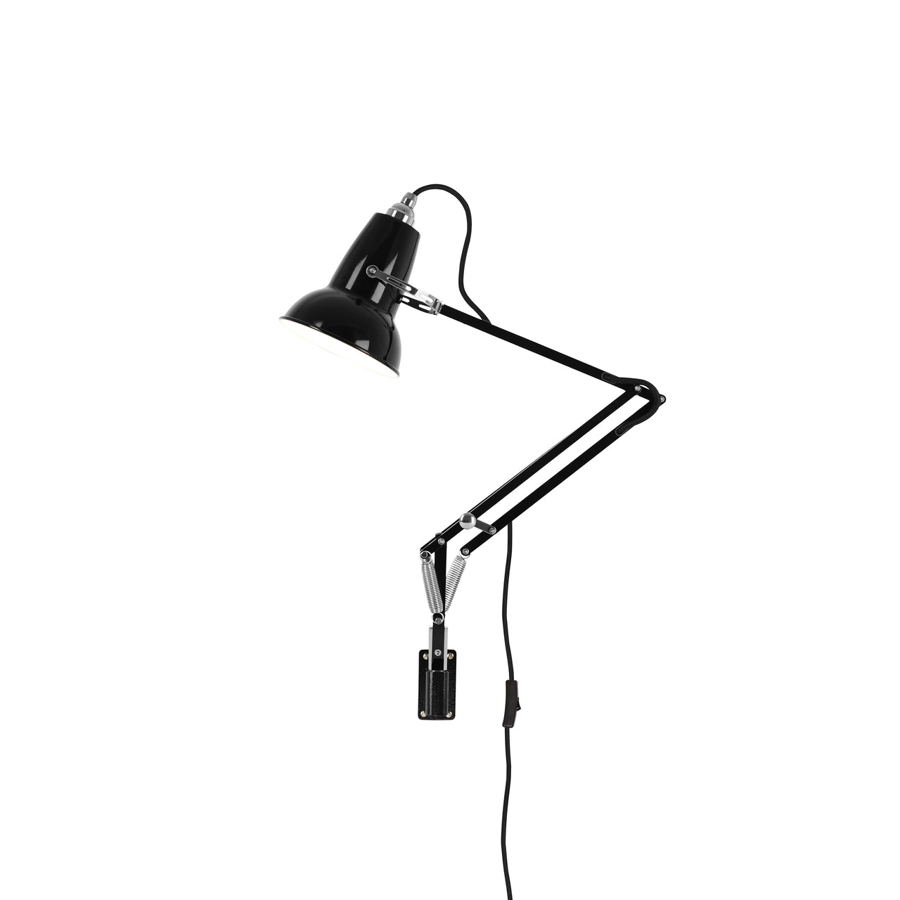 Original 1227 Mini Wall Mounted Lamp: Jet Black