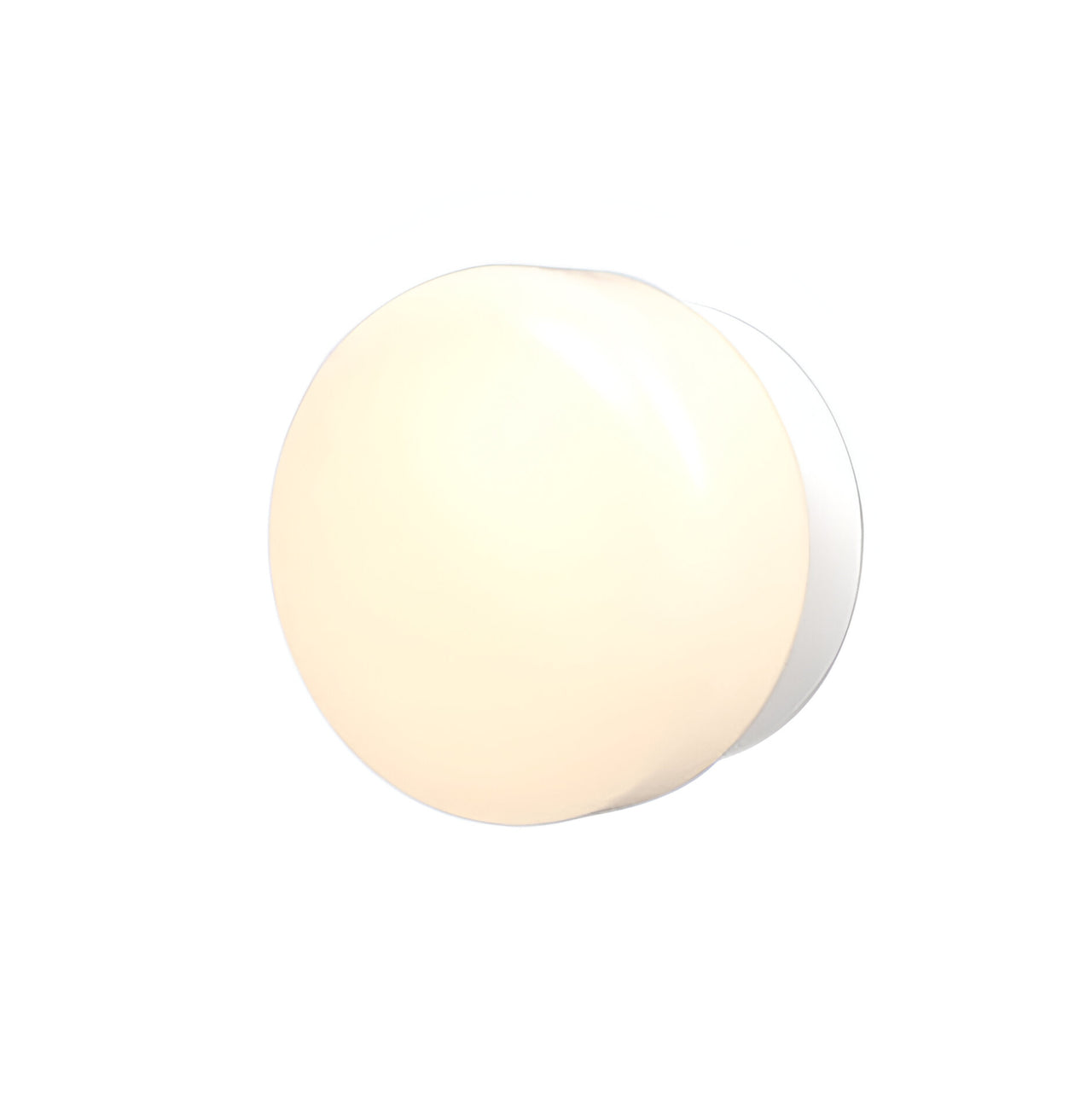 Pastille IP65 Wall Lamp: Collar + Droplet + Matte White