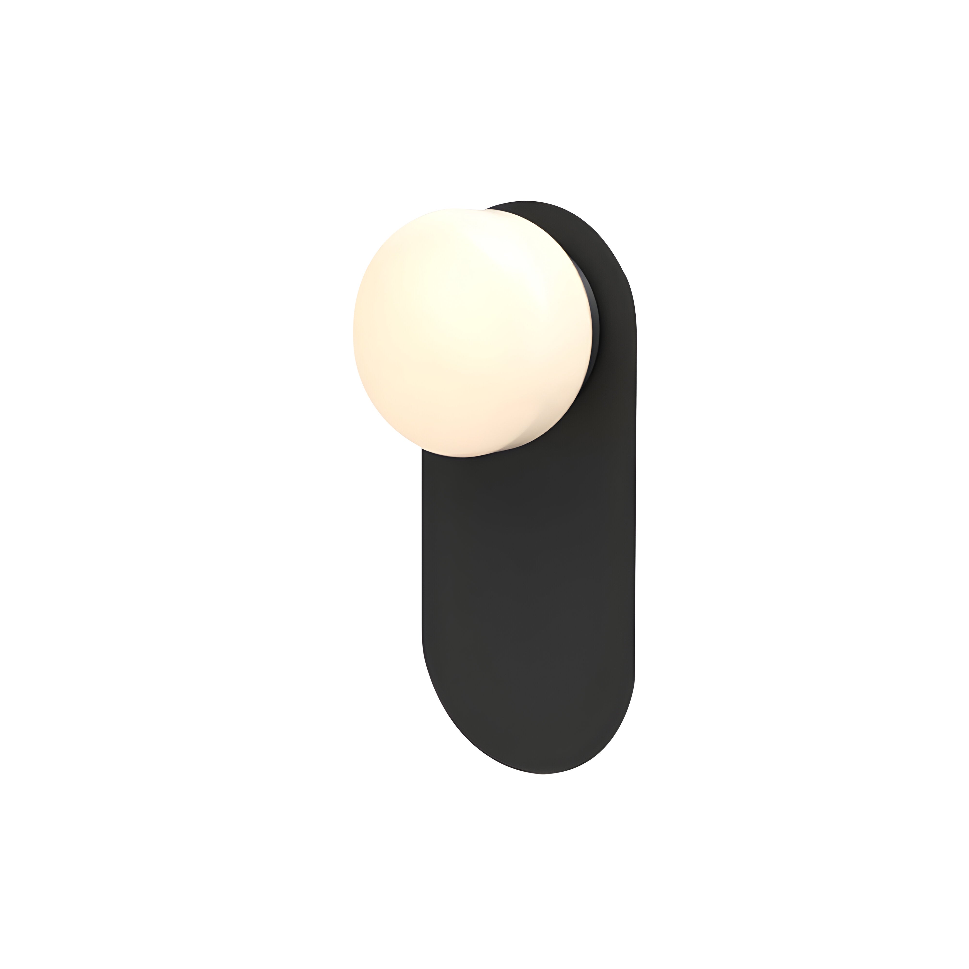 Pastille Wall Lamp: Wayfind + Droplet + Matte Black