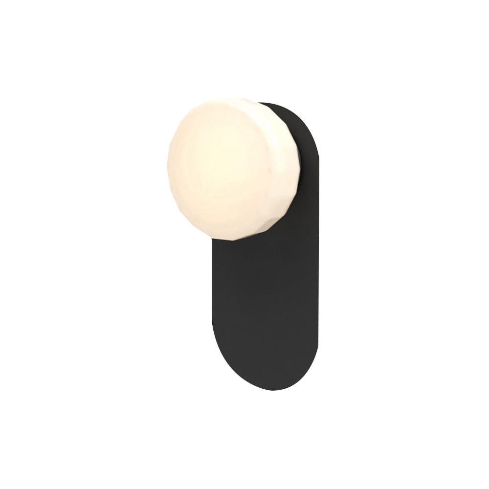 Pastille Wall Lamp: Wayfind + Faceted + Matte Black