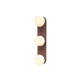 Pastille 3 IP65 Wall Lamp: 3 Vanity + Ribbed + Breccia