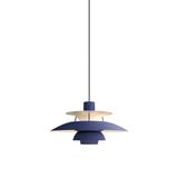 PH 5 Pendant: Monochrome Dusty Indigo + Black